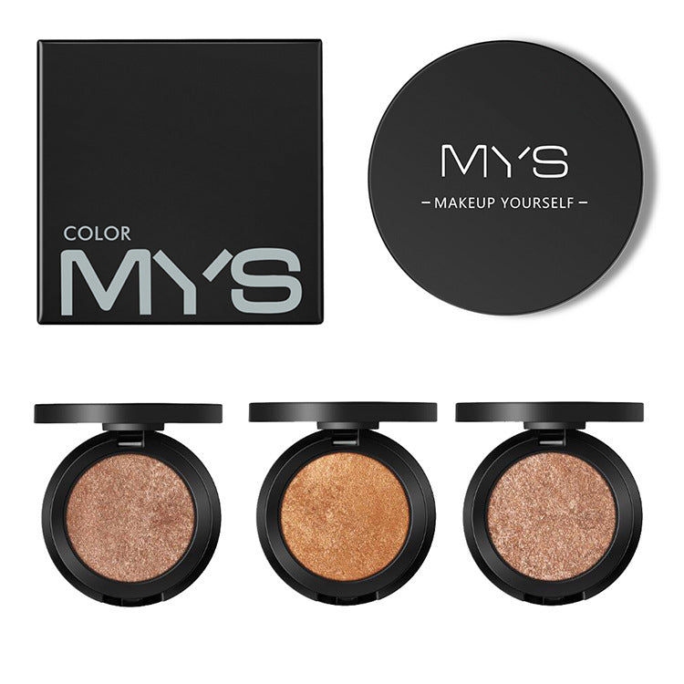 MYS Face Makeup Powder Palette: 6 Shades, Waterproof