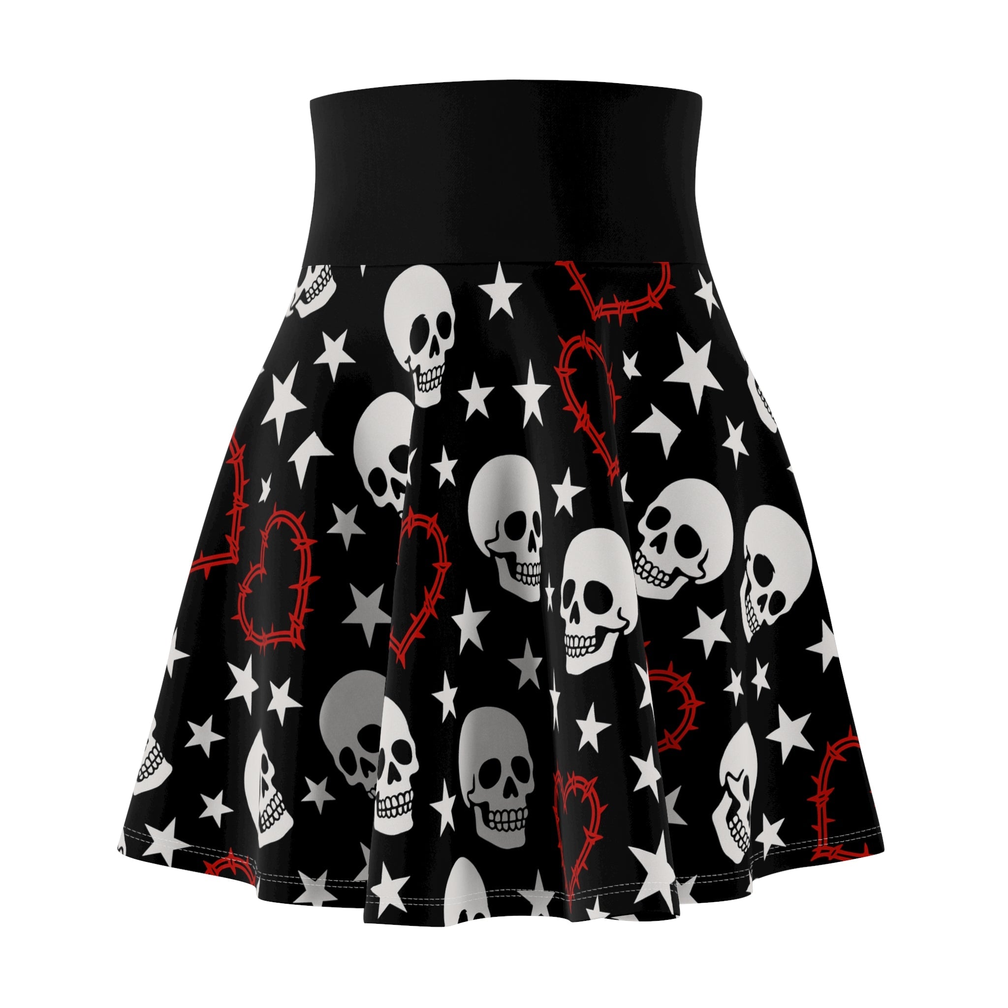 Crimson Chaos Skater Skirt