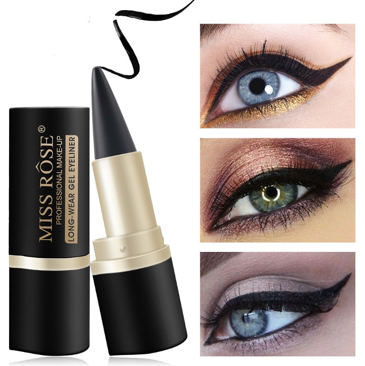 Waterproof Black Eyeliner Pen - Liquid Gel Eyeliner for Beauty Makeup