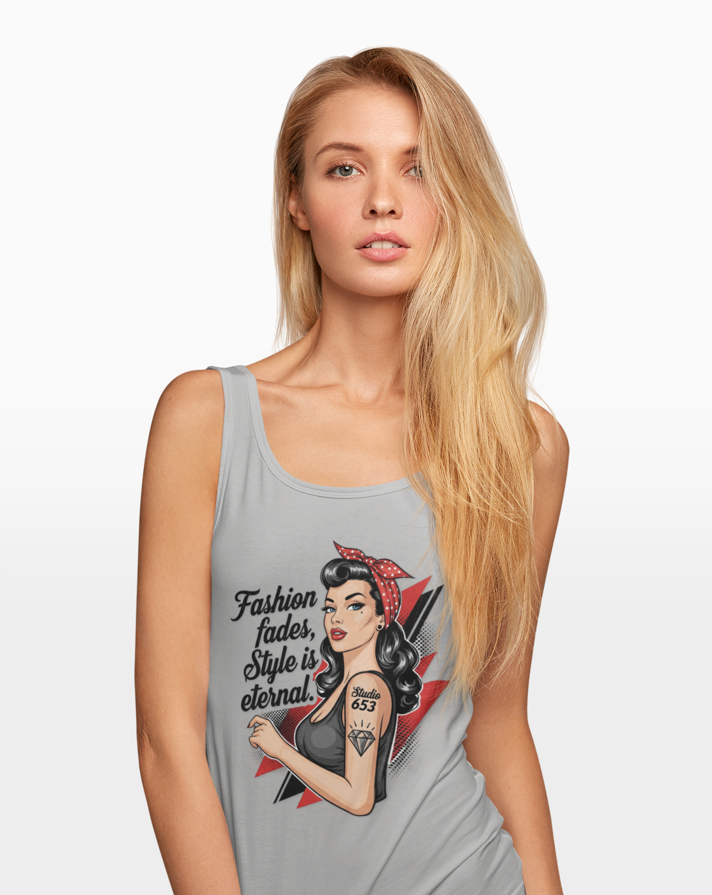 Fashion Fades, Style is Eternal Racerback Tank Top