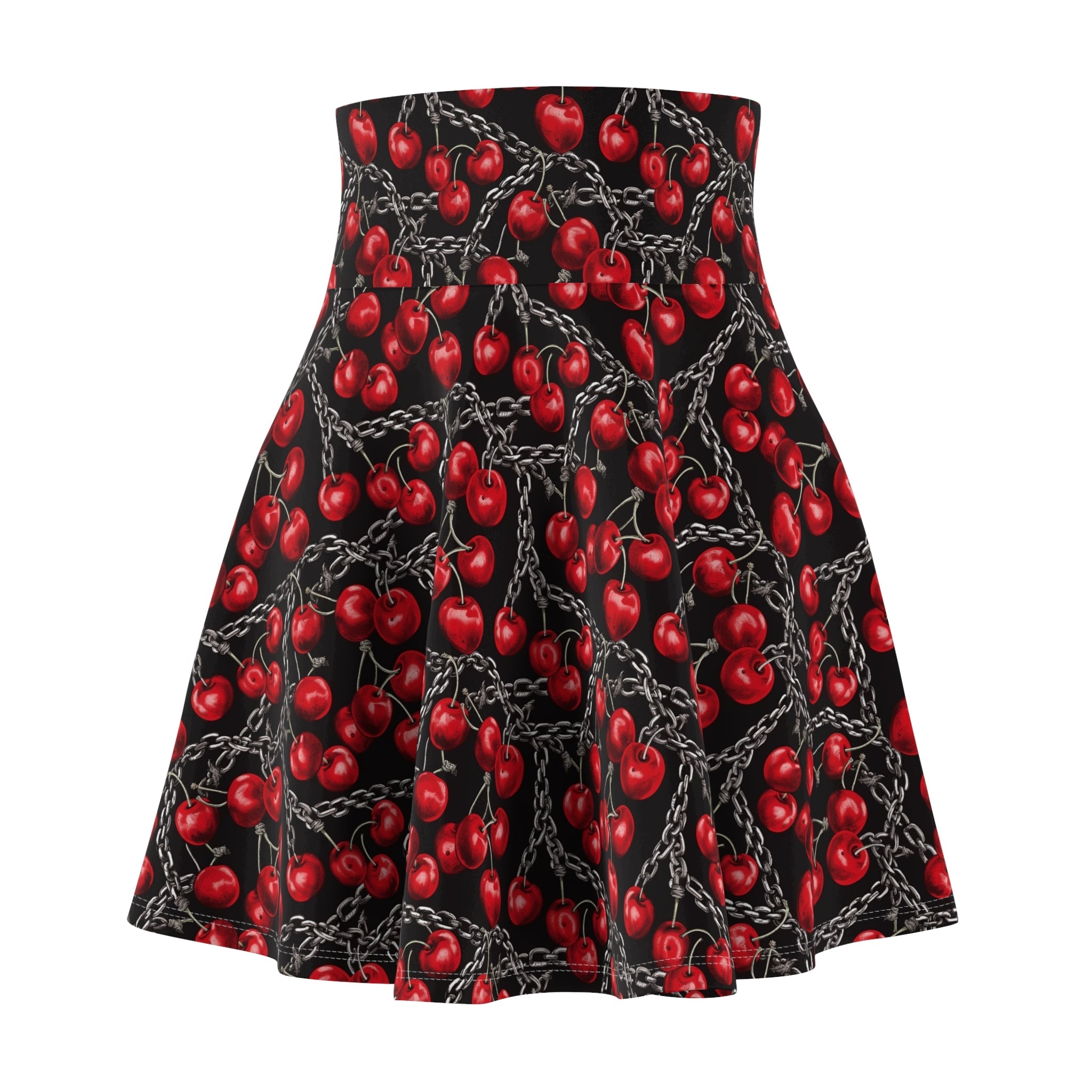 So Cherry Nice Woman's Alluringly Lush Skater Skirt