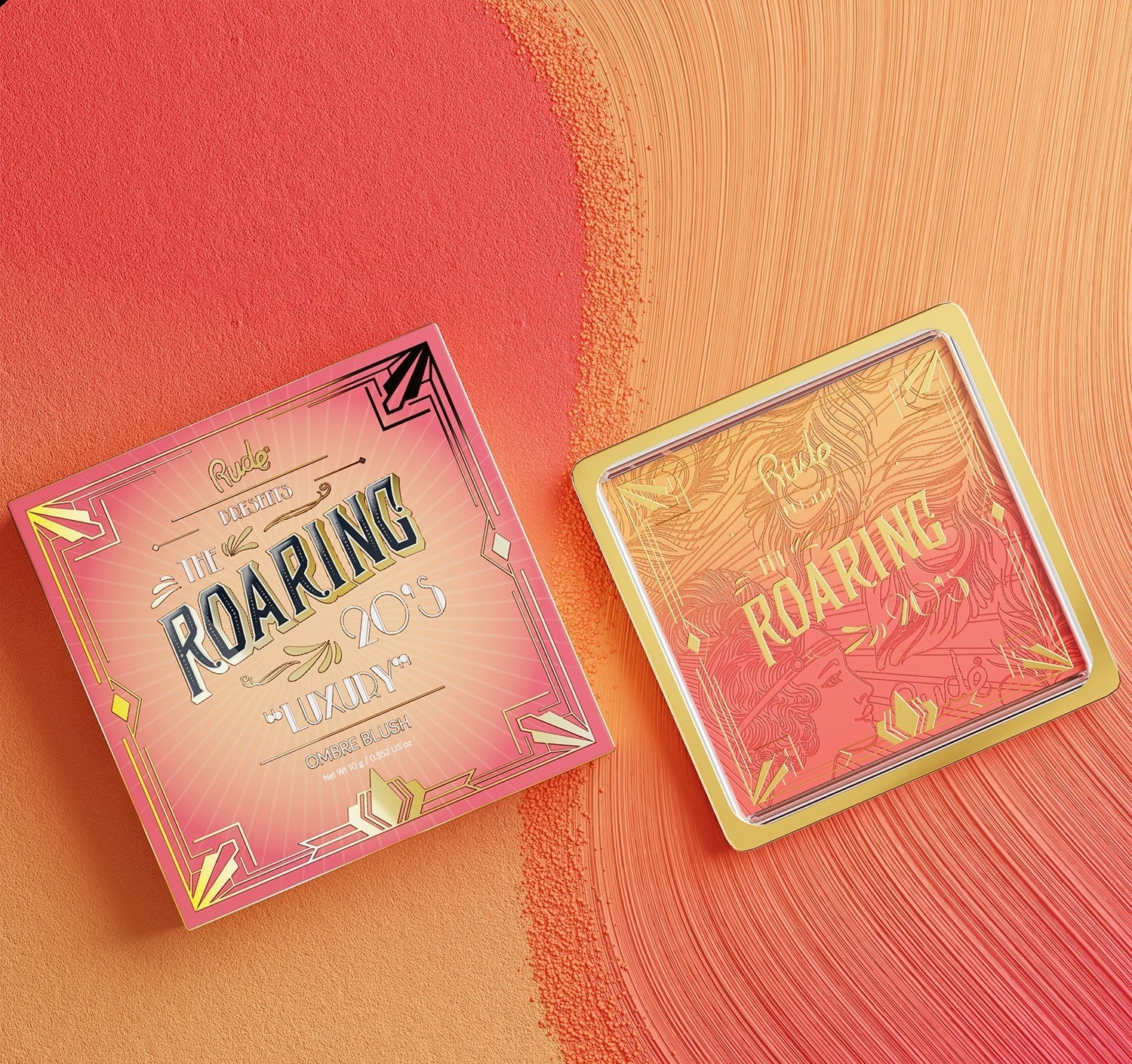 RUDE The Roaring 20's Ombre Blush - Luxury