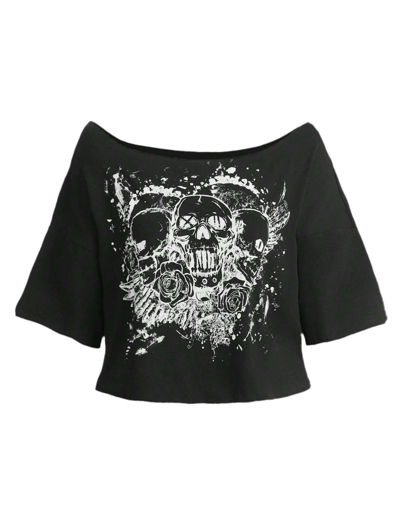 Midnight Skull Queen Blouse