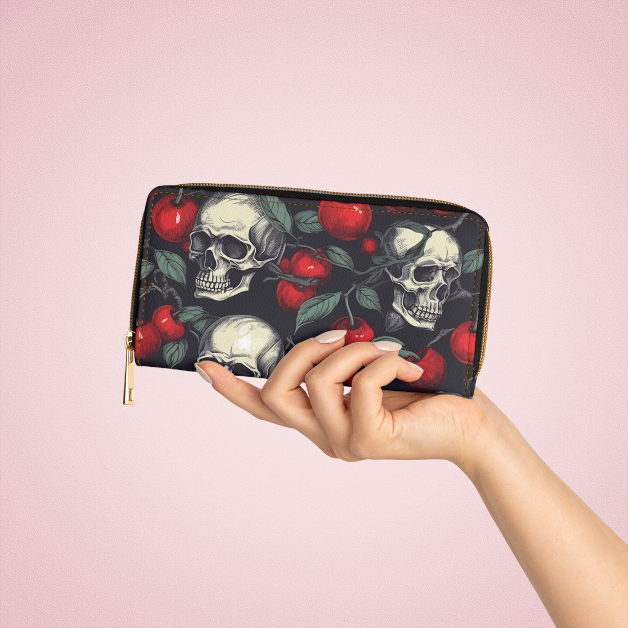 Crimson Skull Wallet