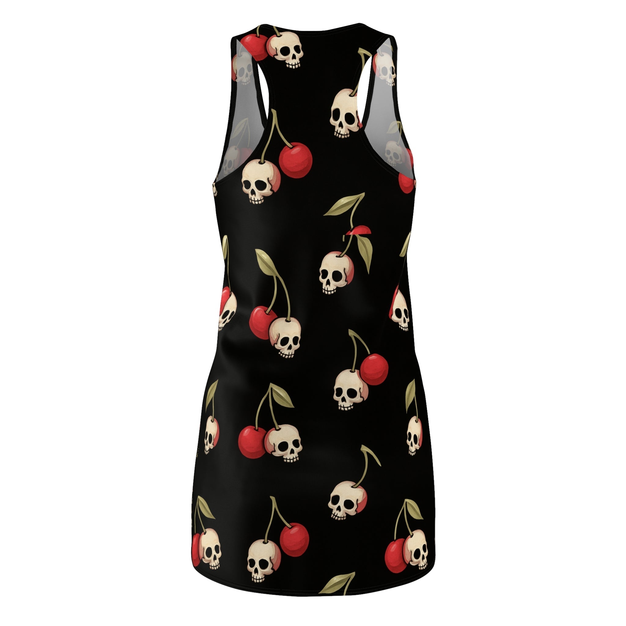 Cherry Skulls Print | Racerback Dress