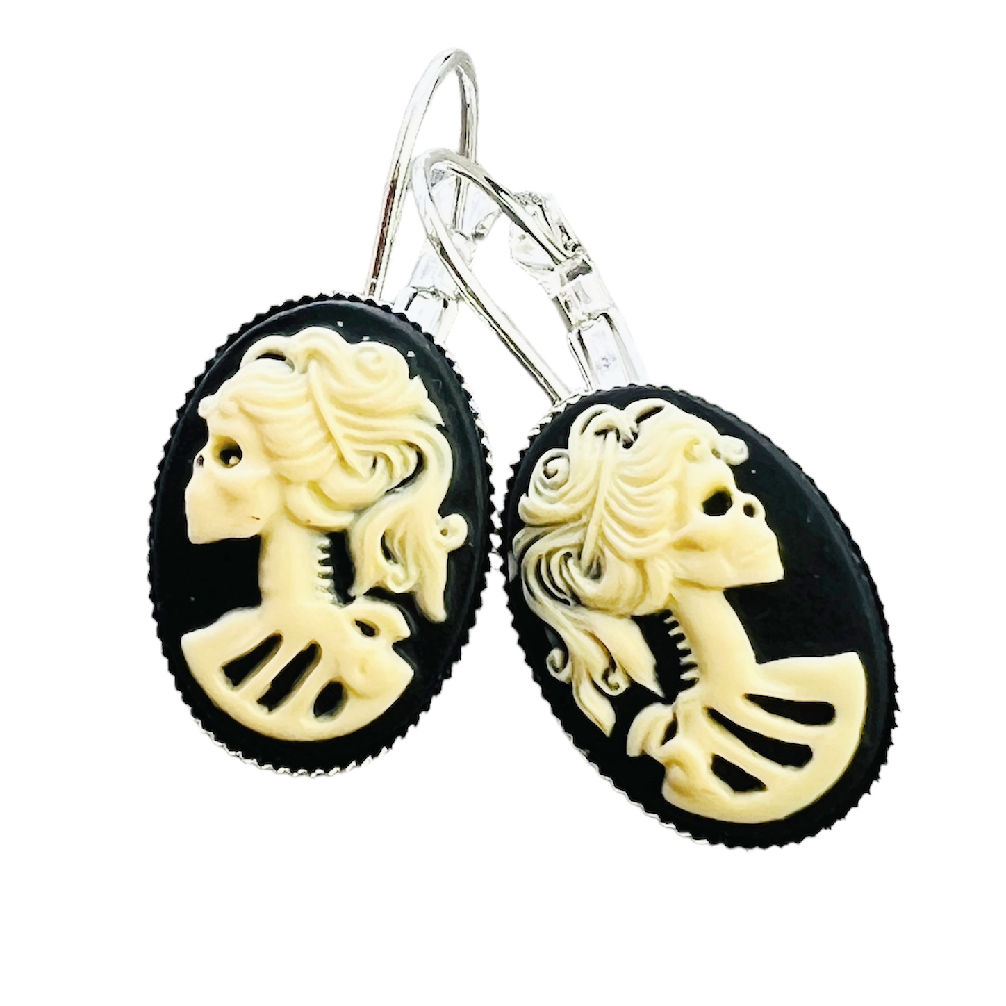 Gothic Lolita lady skeleton came earrings