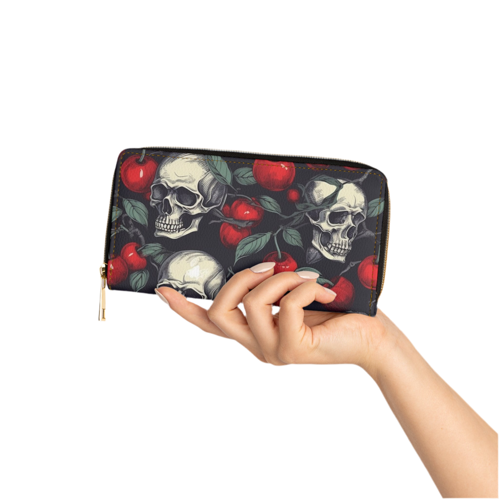 Crimson Skull Wallet