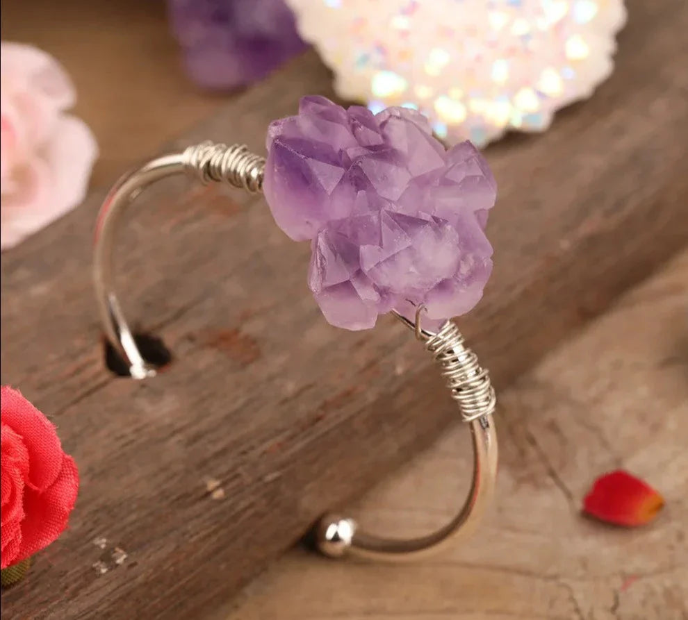 Amethyst Gold Bracelet