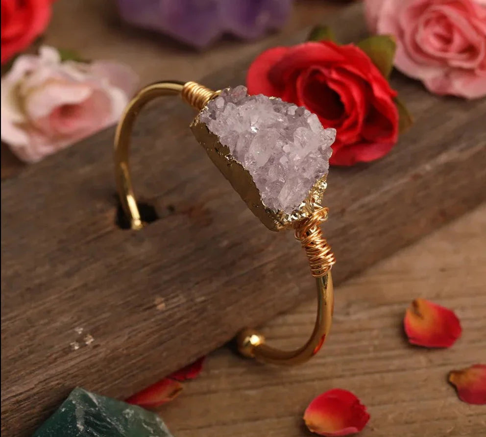 Amethyst Gold Bracelet