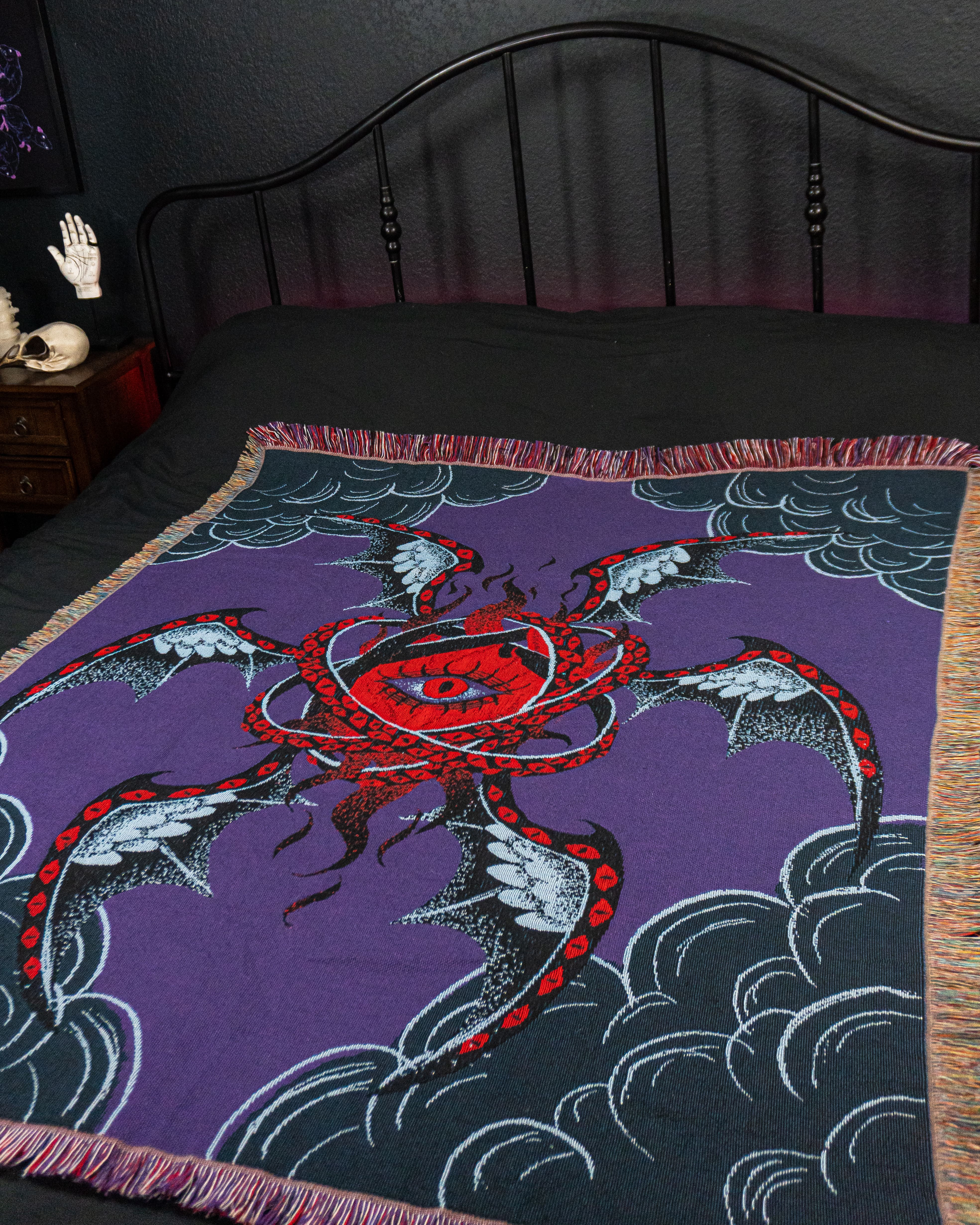 Mephisto - Seraphim Dark Angel Woven Blanket