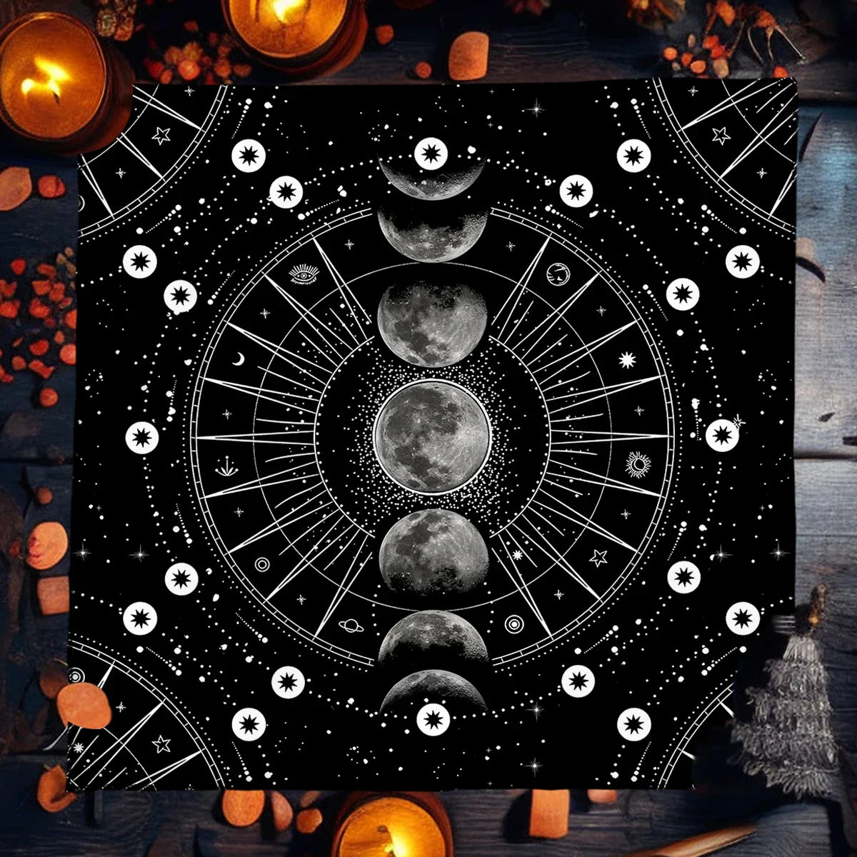 Moon Phase Altar Cloth
