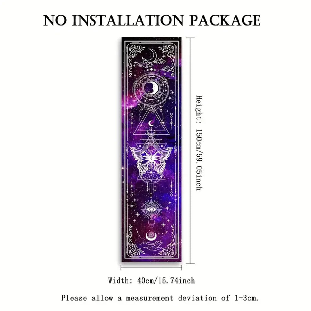Witchy Sun & Moon Banner Tapestry