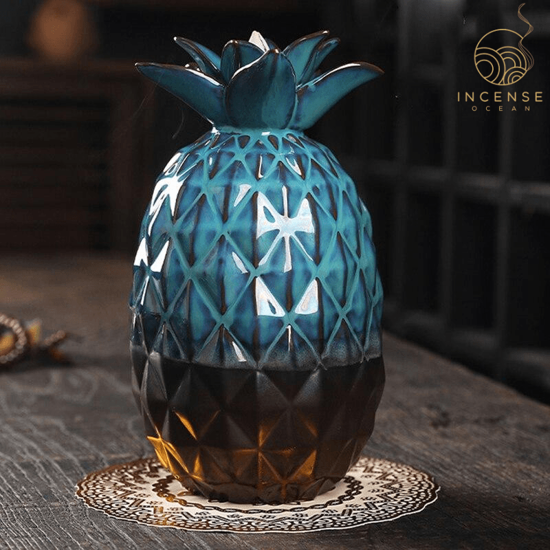 Pineapple Ceramic Incense Burner