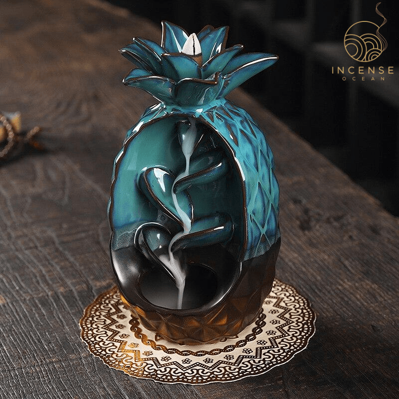 Pineapple Ceramic Incense Burner